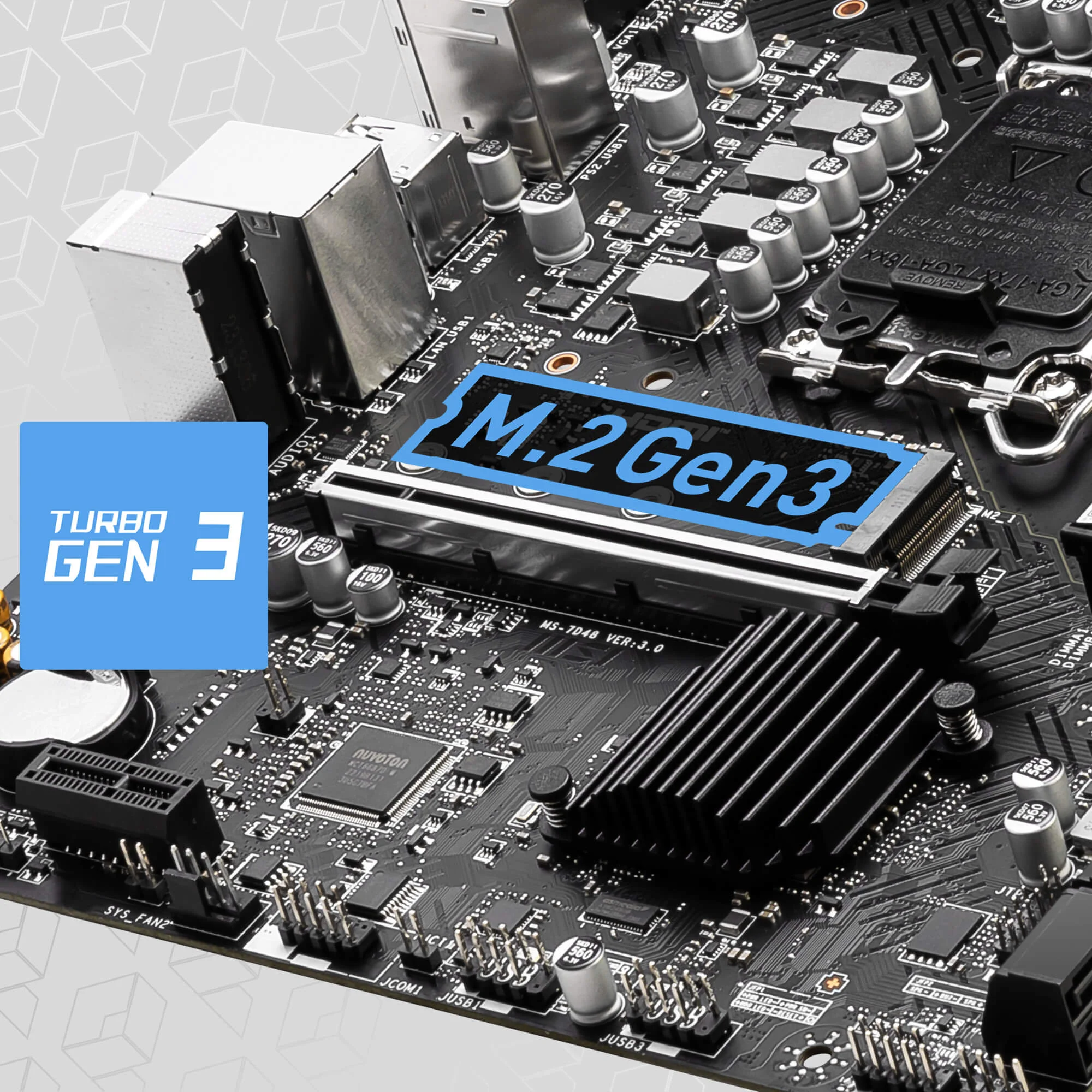 Document Gen3 M.2 KONNEKT�R� PRO H610M-E anakart, MSI'�n Turbo Gen3 M.2 yuvas�na sahiptir