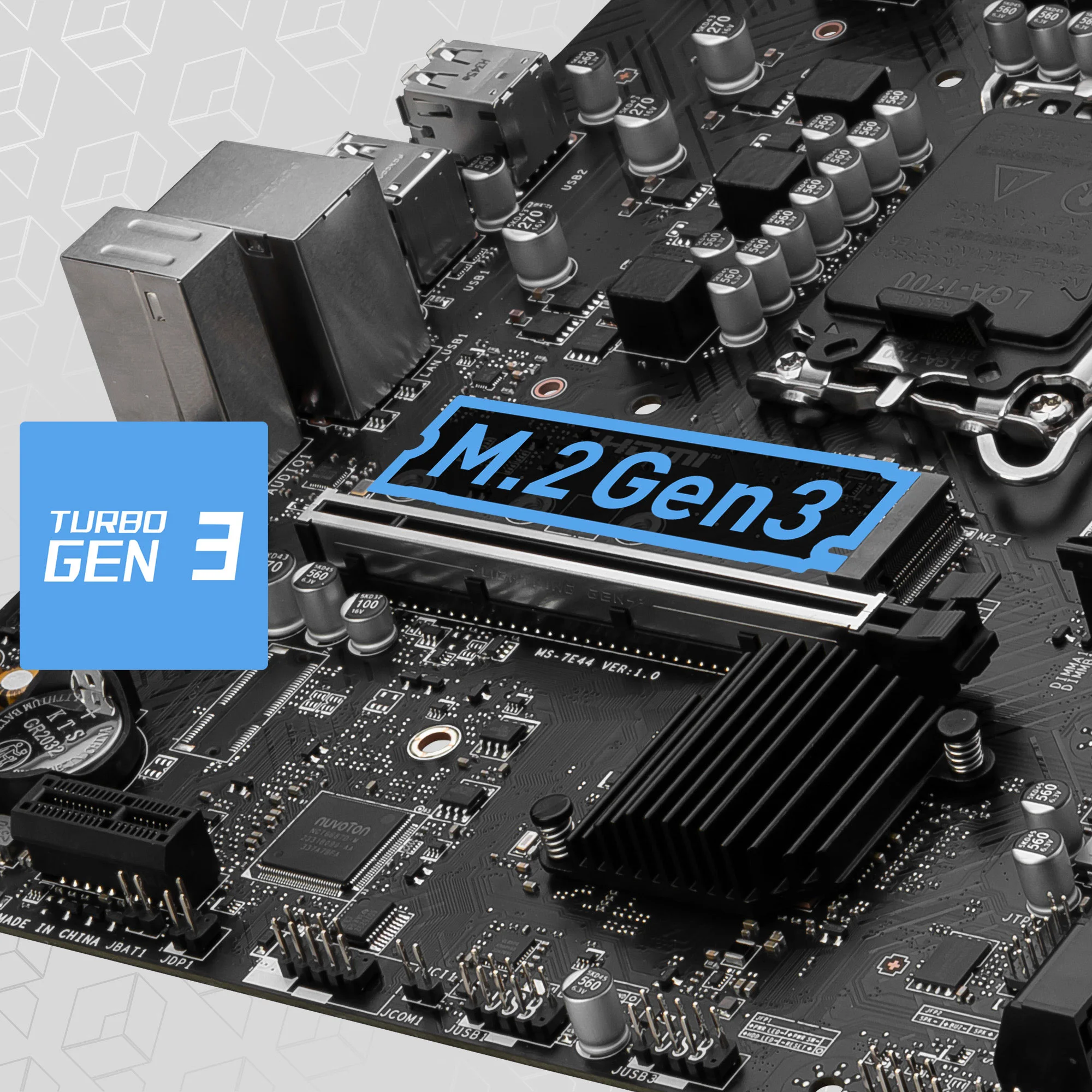 Document GEN3 M.2 KONNEKT�R� PRO H610M-S DDR4 anakart MSI'�n 3.Nesil Turbo M.2 slotu ile