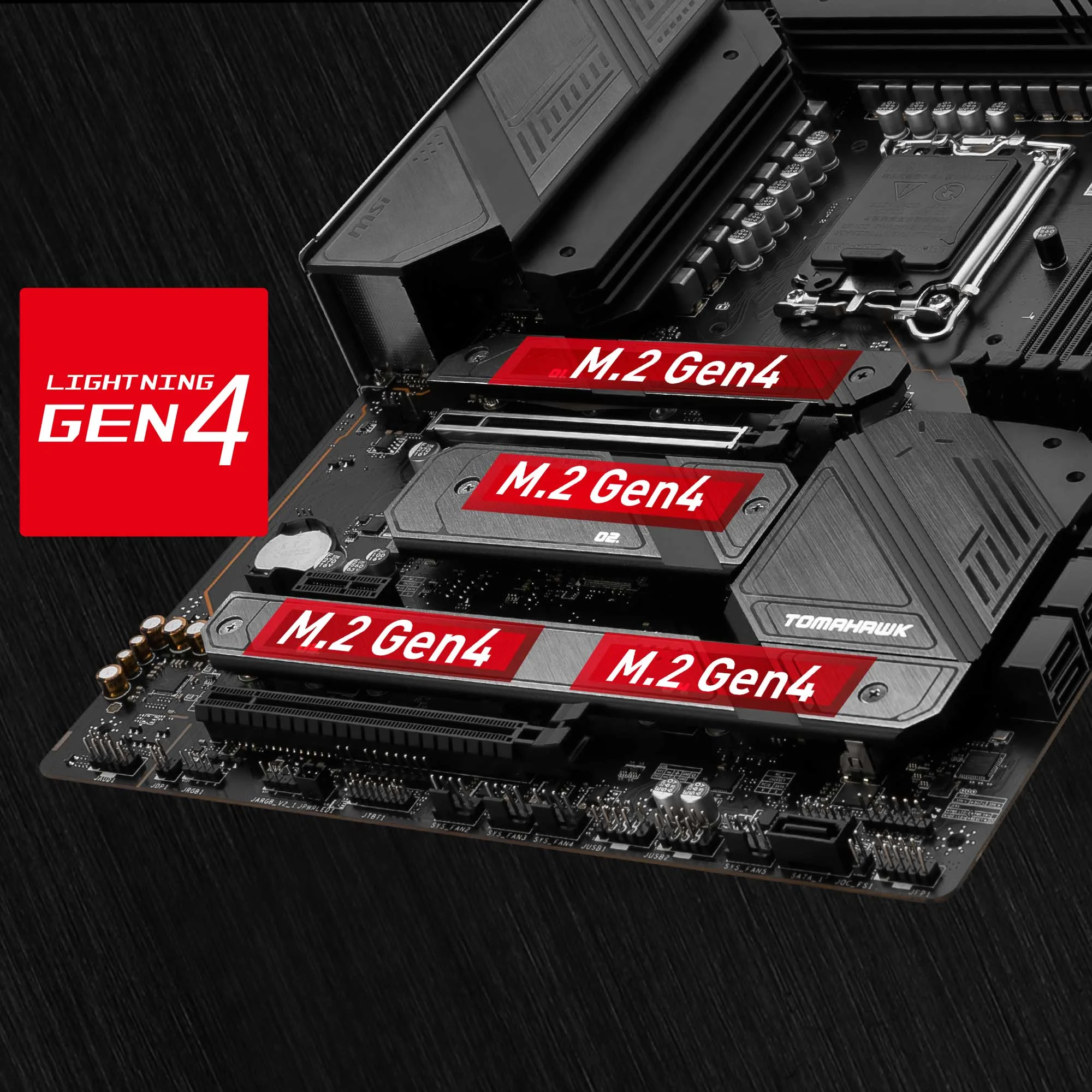 Document Gen4 M.2 Konnekt�rleri MAG Z790 TOMAHAWK WIFI anakart MSI'�n Gen4 M.2 slotlar� i