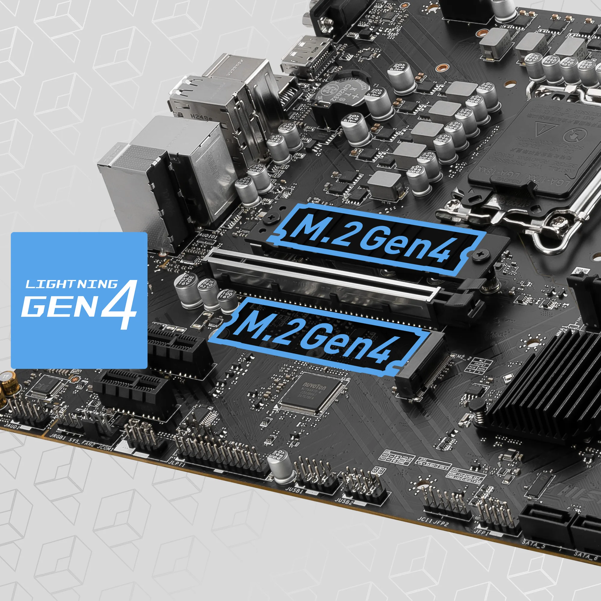 Document Gen4 M.2 Konnekt�rleri PRO B760M-P anakart MSI'�n Gen4 M.2 slotlar� ile gelir: 2