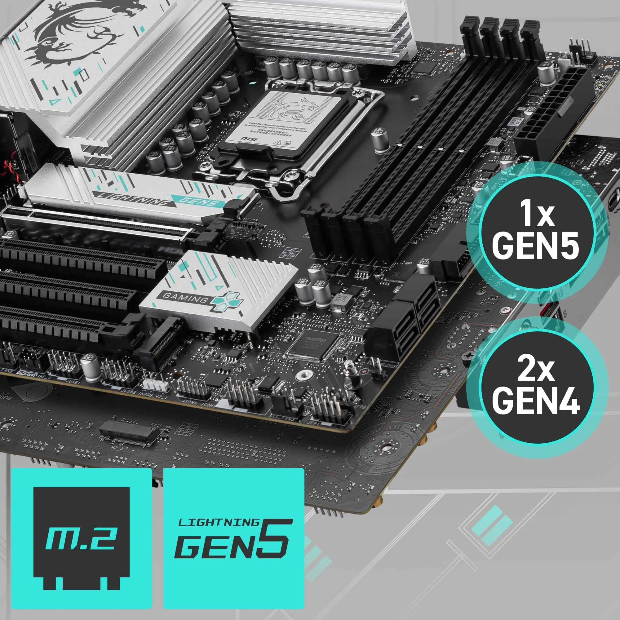 Document Gen5 M.2 Connector B860M GAMING PLUS WIFI anakart MSI'�n en yeni M.2 slotlar� il