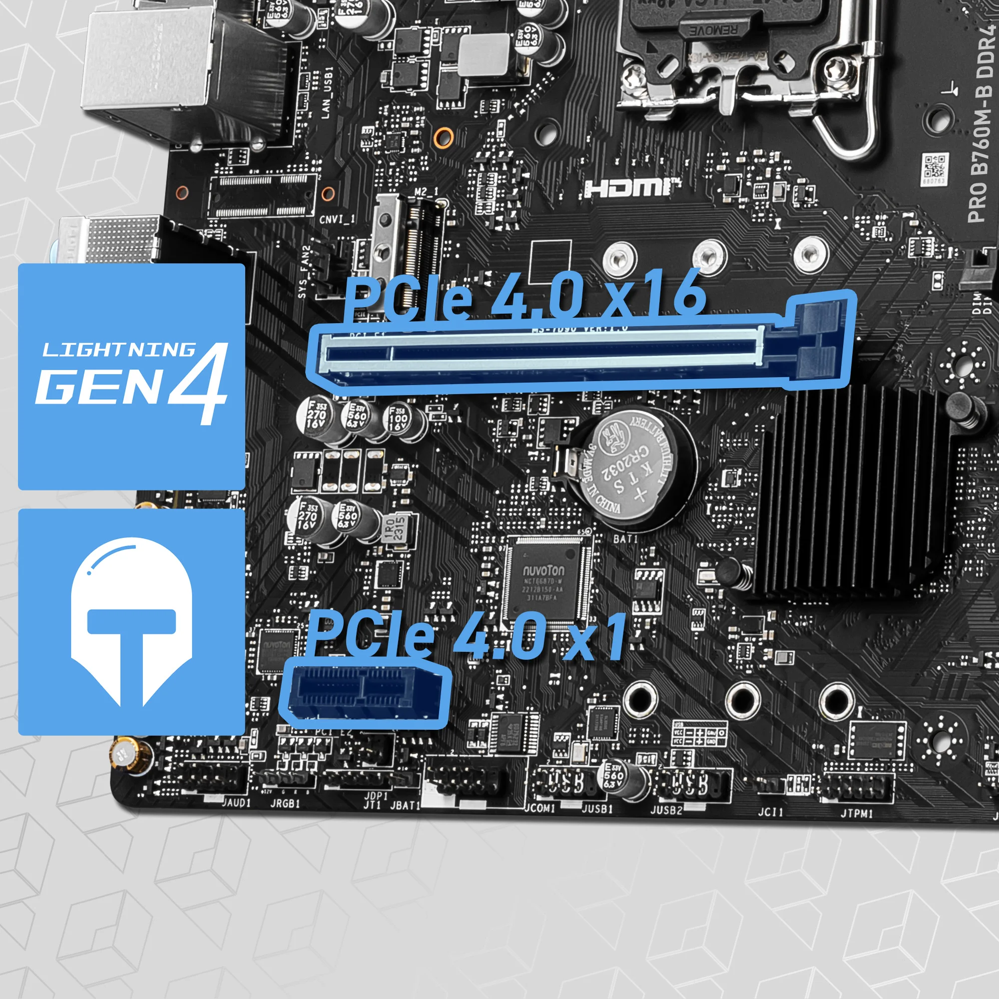 Document G��lendirilmi� PCIe 4.0 x16 Slotu MSI PCI Express Steel Armor yuvalar�, anakart