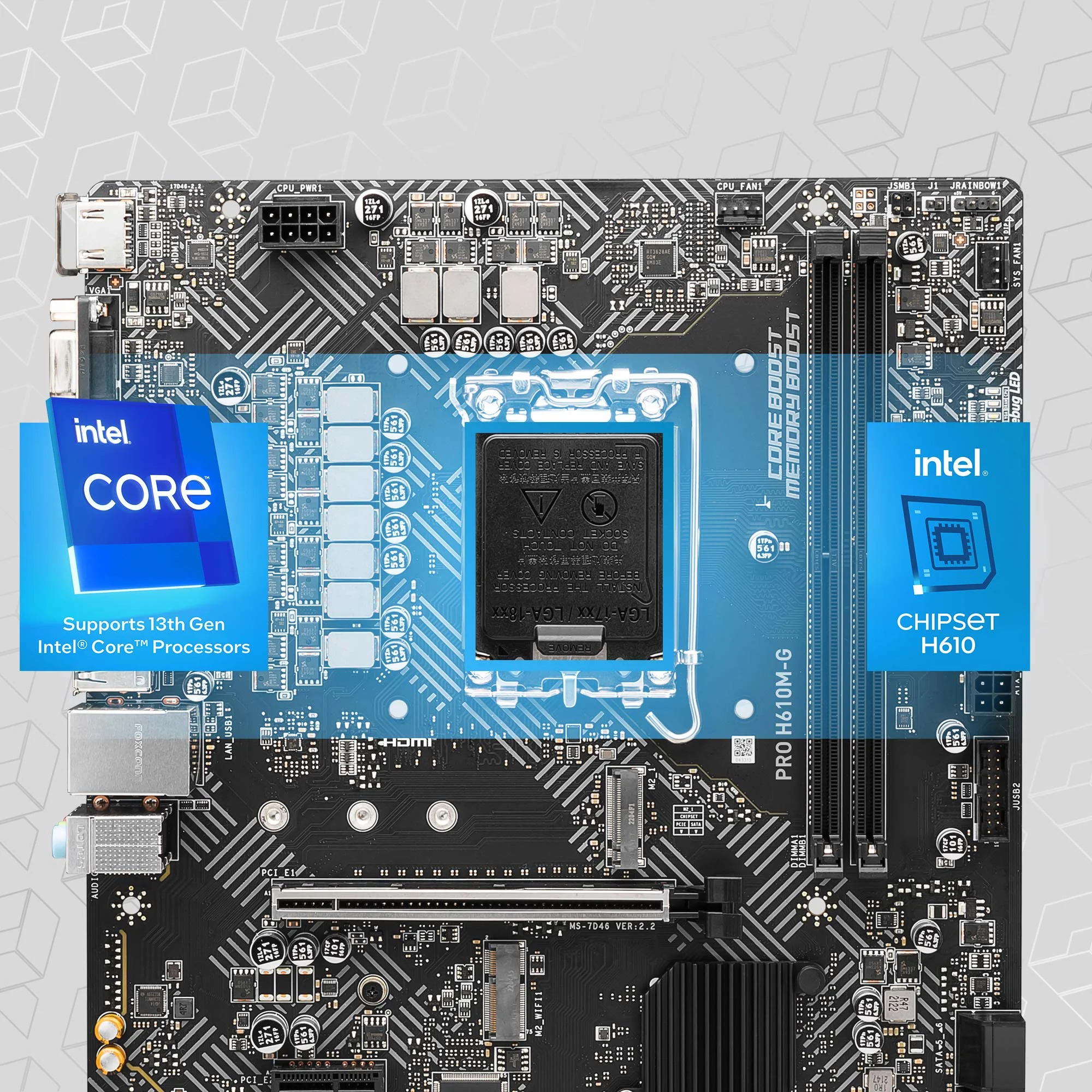 Document Intel Core 12. & 13. Nesil ��lemcileri Destekler PRO H610M-G anakart 12. & 13. N