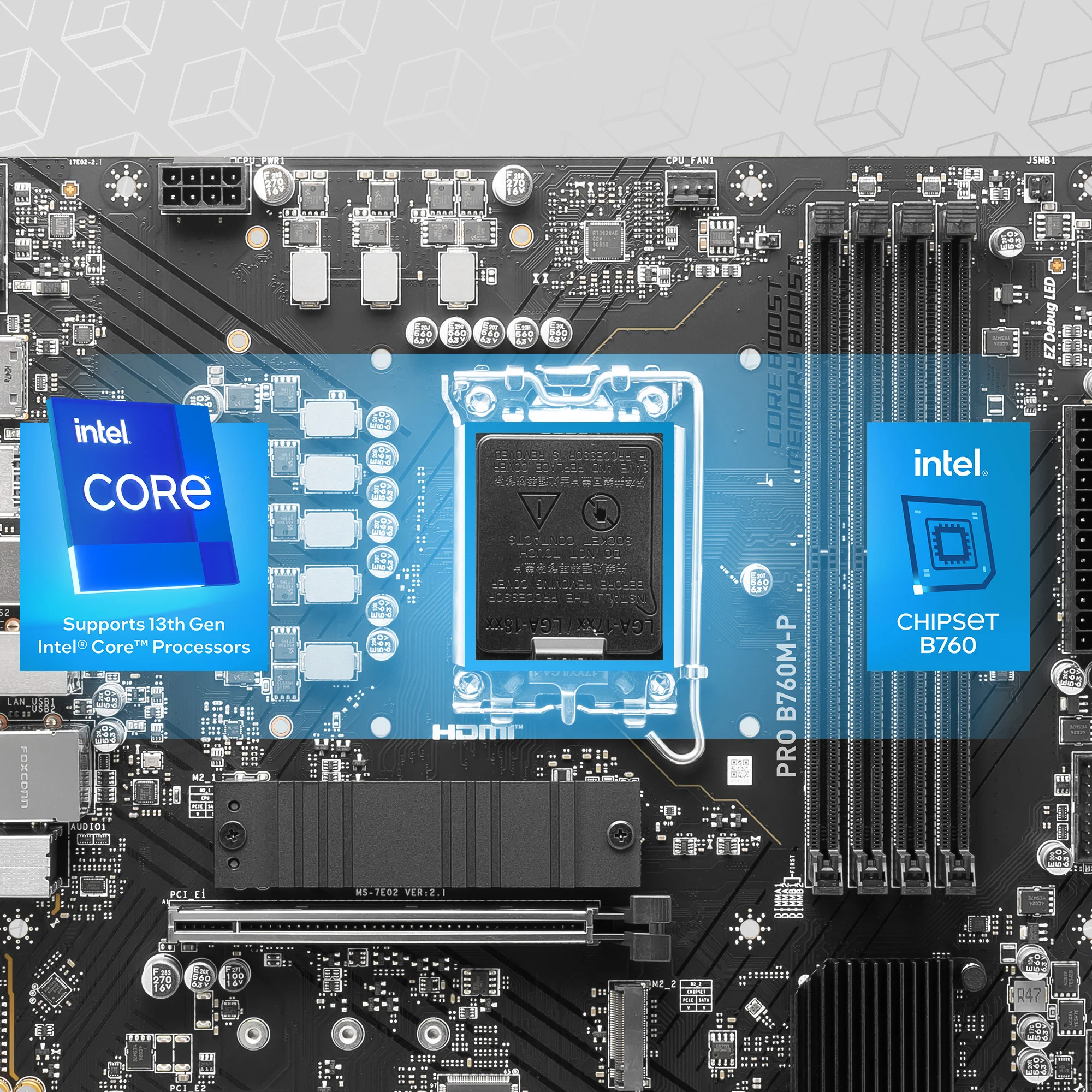 Document Intel Core 12 ve 13.Nesil ��lemcileri destekler PRO B760M-P anakart 12 ve 13.Nes