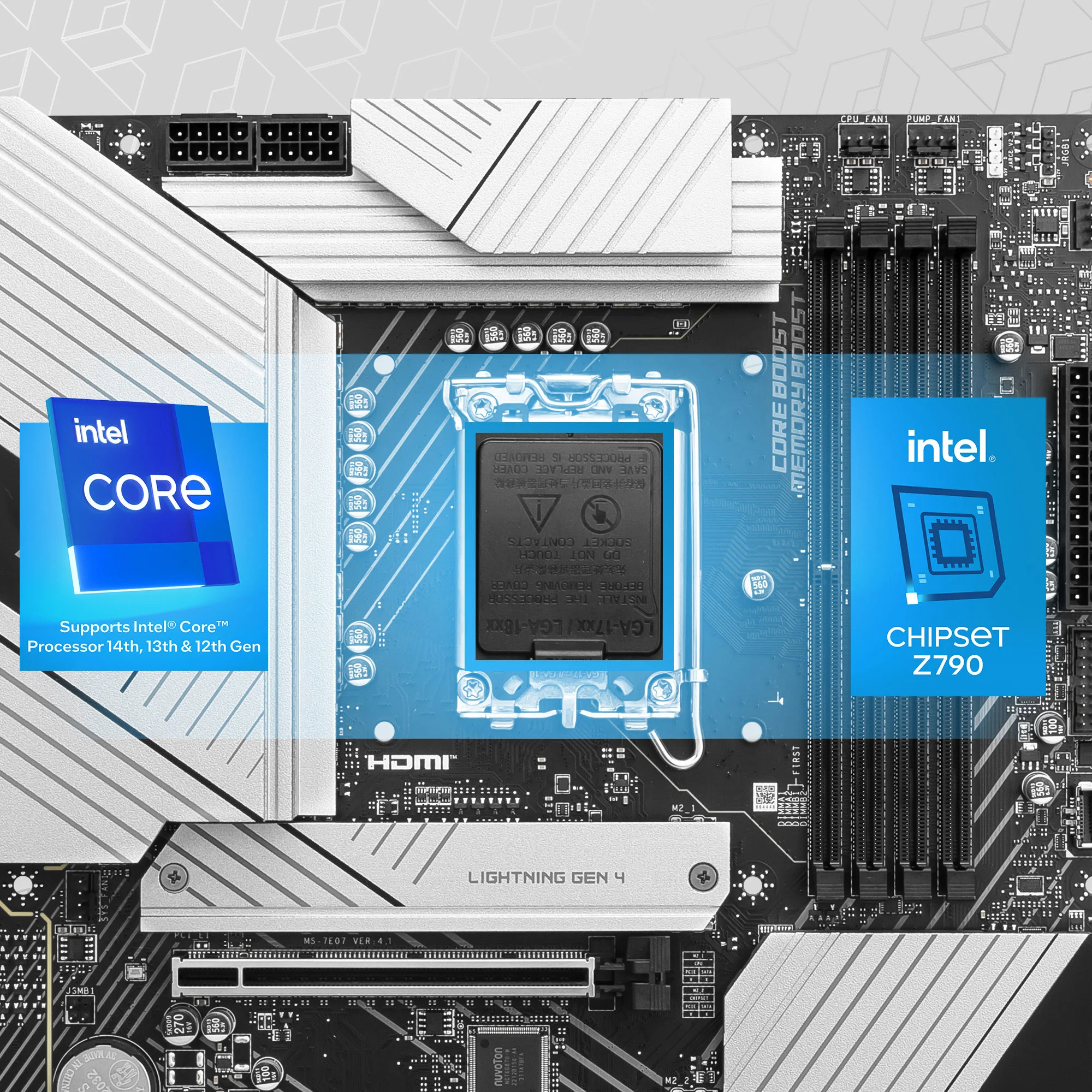 Document Intel Core 12. ve 13. Nesil ��lemcileri destekler PRO Z790-A WIFI anakart, 12. v