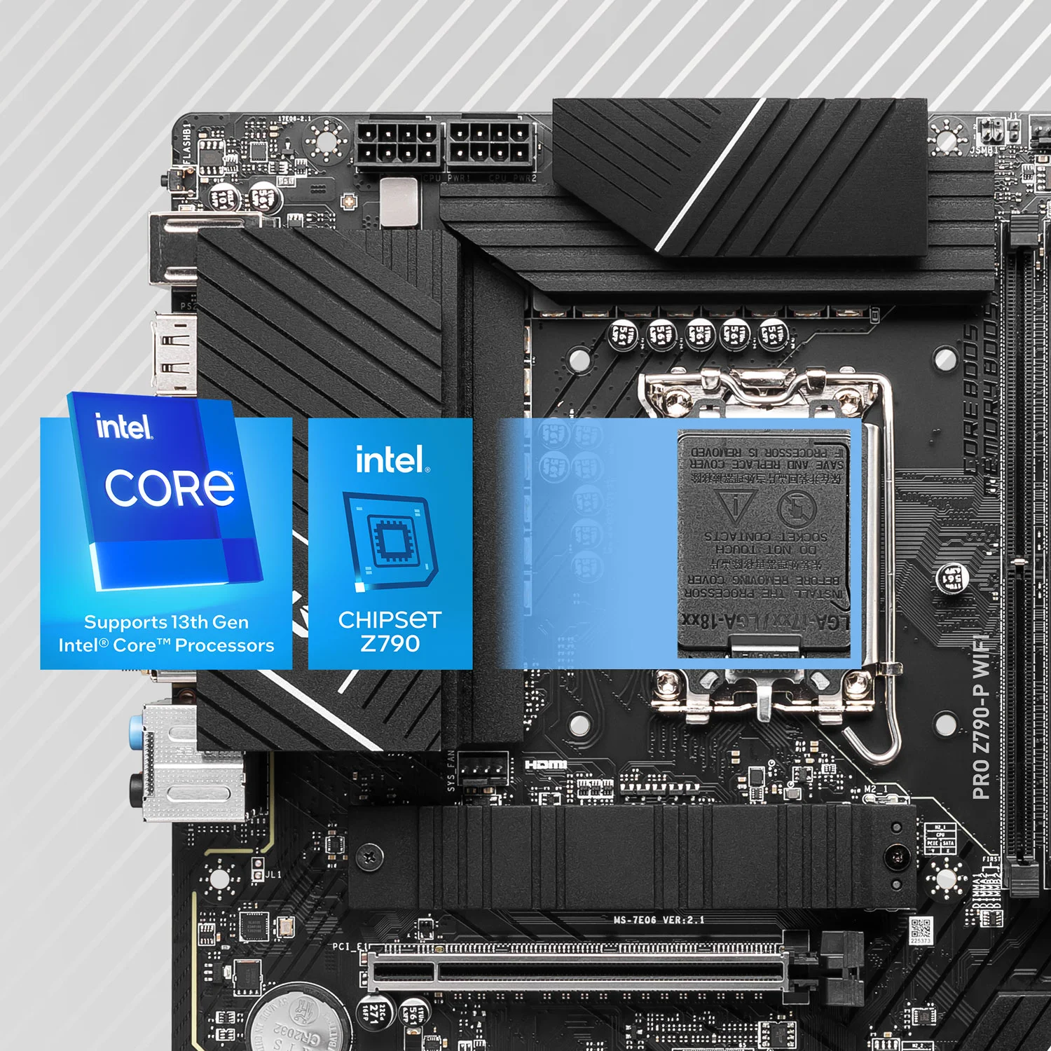 Document Intel Core 12. ve 13. Nesil ��lemcileri destekler PRO Z790-P WIFI anakart, 12. v