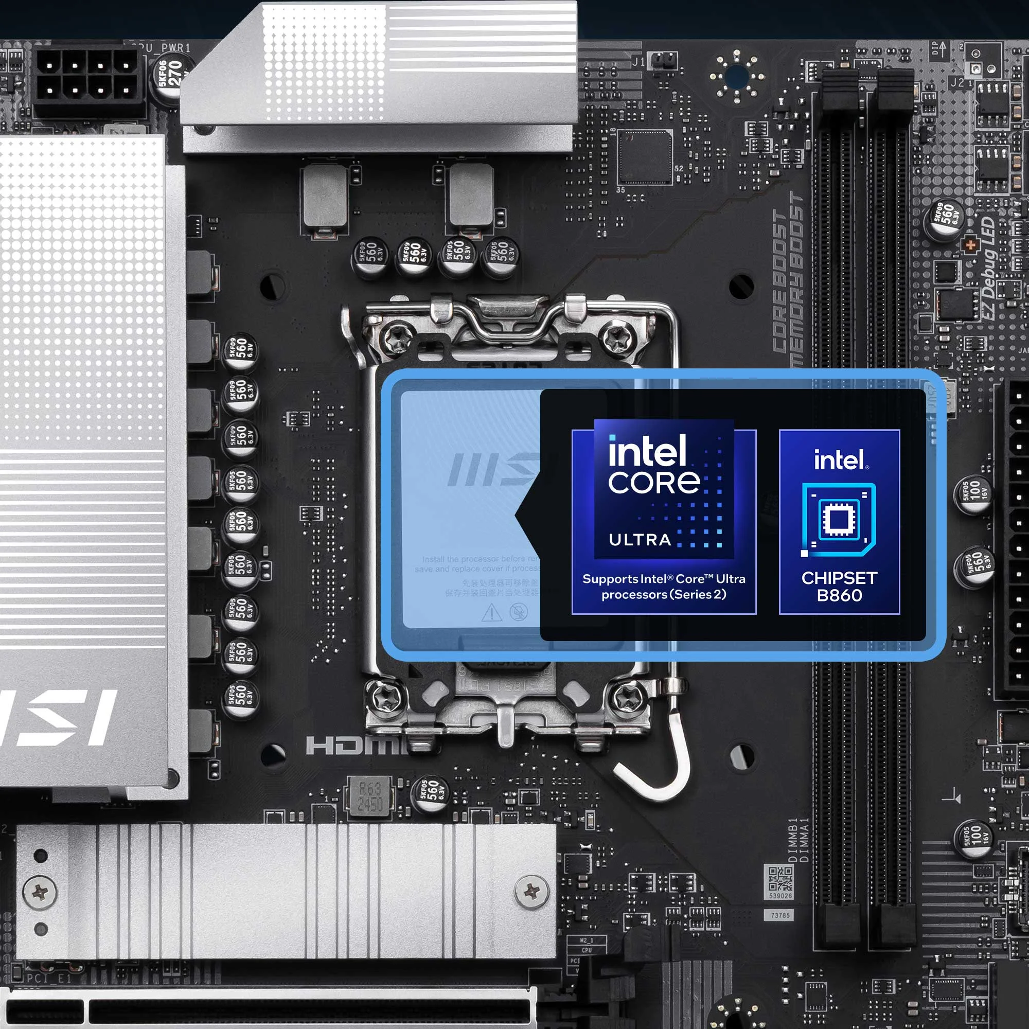 Document Intel Core Ultra (Series 2) ��lemcileri Destekler PRO B860M-B anakart Intel Core