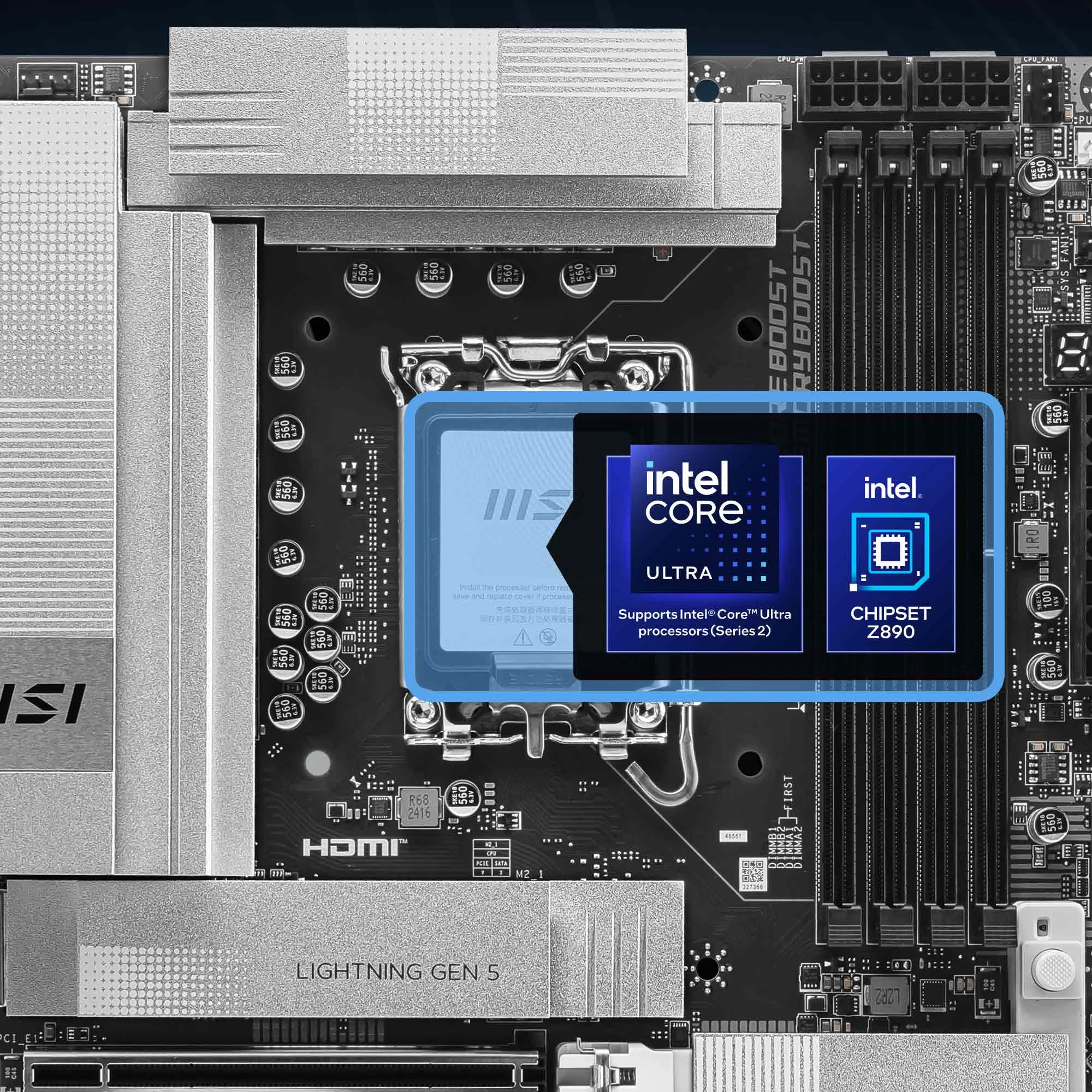 Document Intel Core Ultra (Series 2) ��lemcileri Destekler PRO Z890-A WIFI anakart Intel