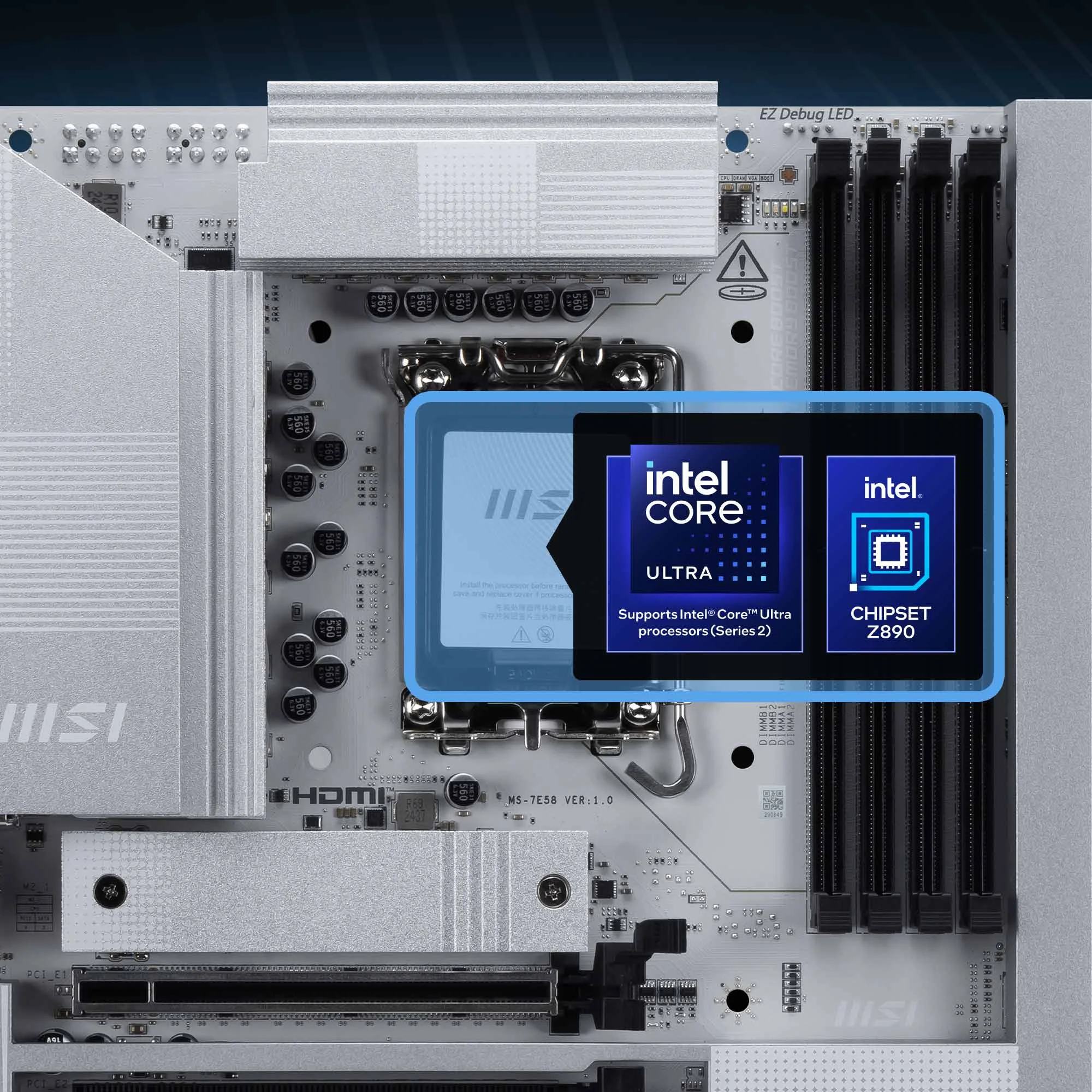 Document Intel Core Ultra (Series 2) ��lemcileri Destekler PRO Z890-S WIFI anakart Intel