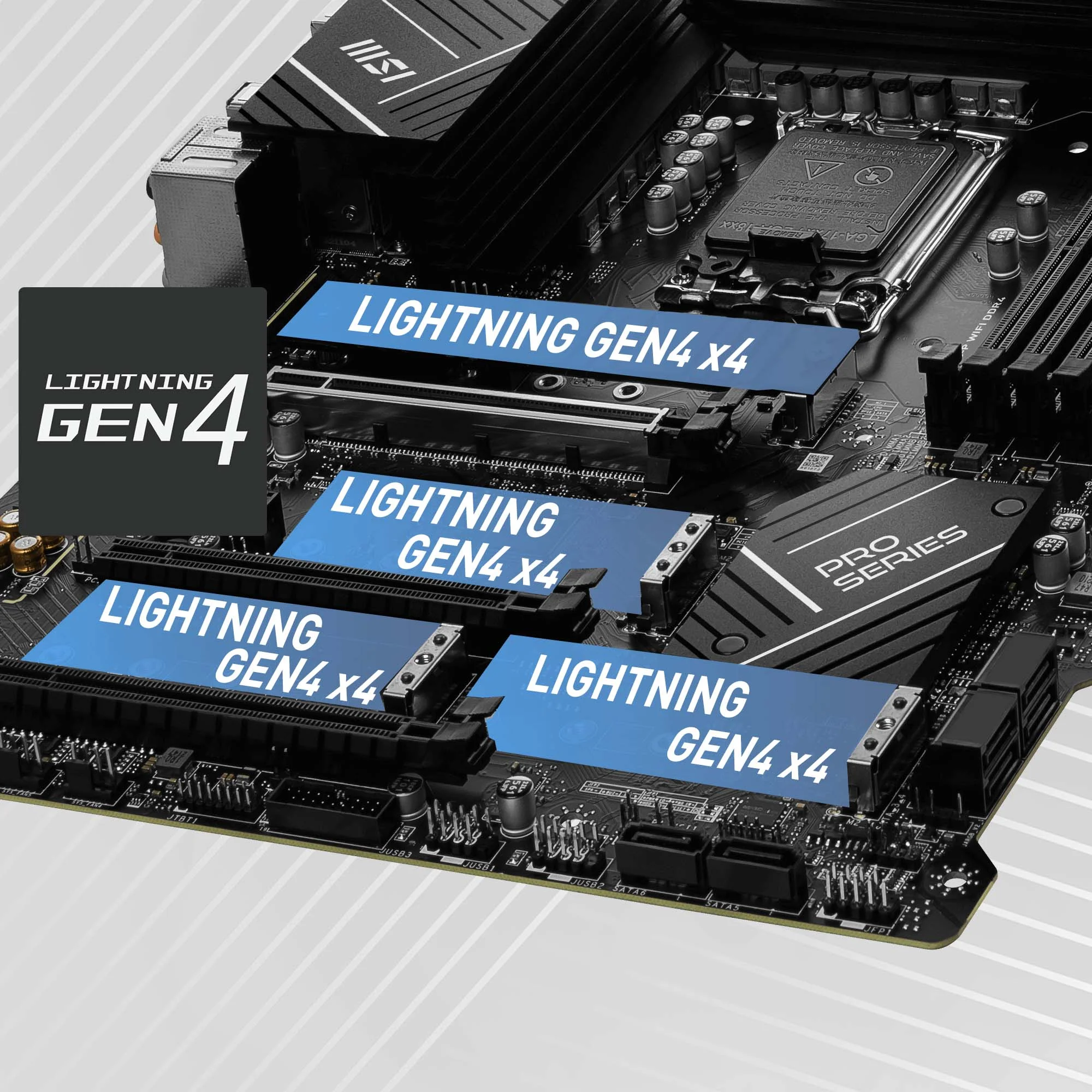 Document Lightning Gen4 M.2 Konnekt�rleri PRO Z790-P WIFI DDR4 anakart, MSI'�n en yeni M.