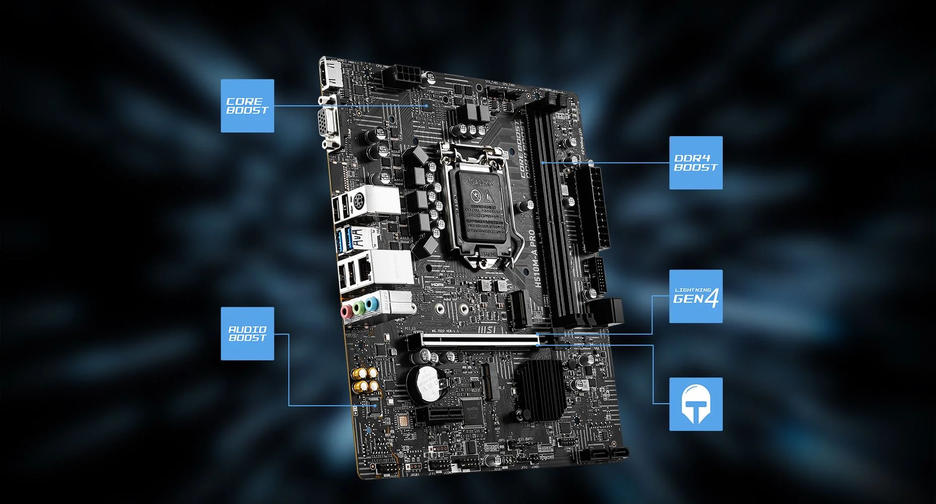H510M-A PRO MSI H510M-A PRO LIGHTNING overview