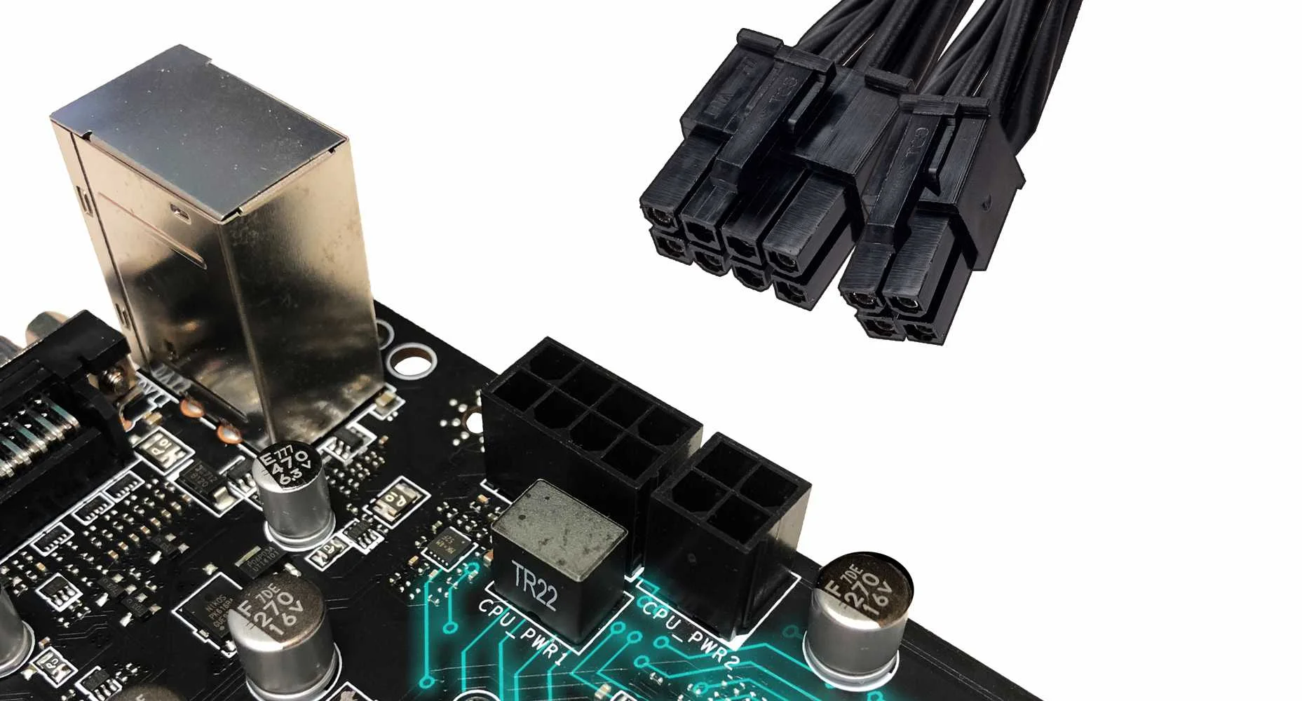 MPG Z490 CARBON EK X MSI MPG Z490 CARBON EK X 8+4 POWER CONNECTORS