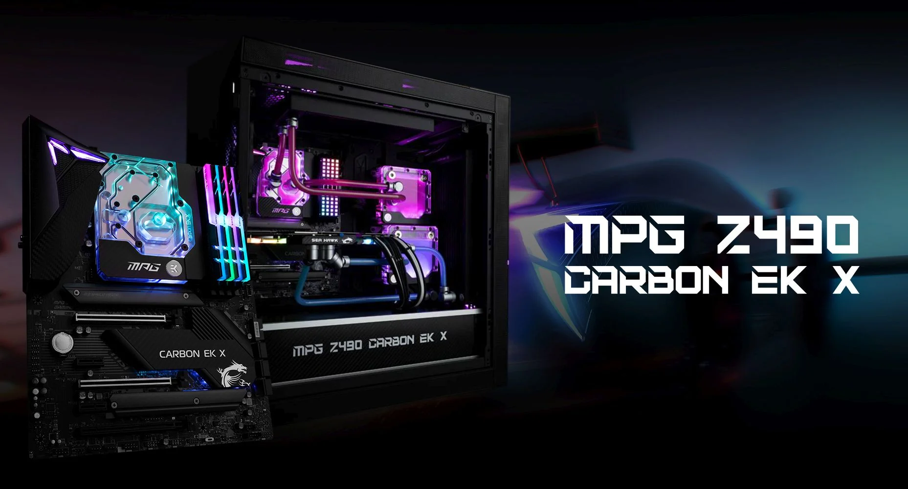 MPG Z490 CARBON EK X MSI MPG Z490 CARBON EK X & MPG GUNGNIR 110