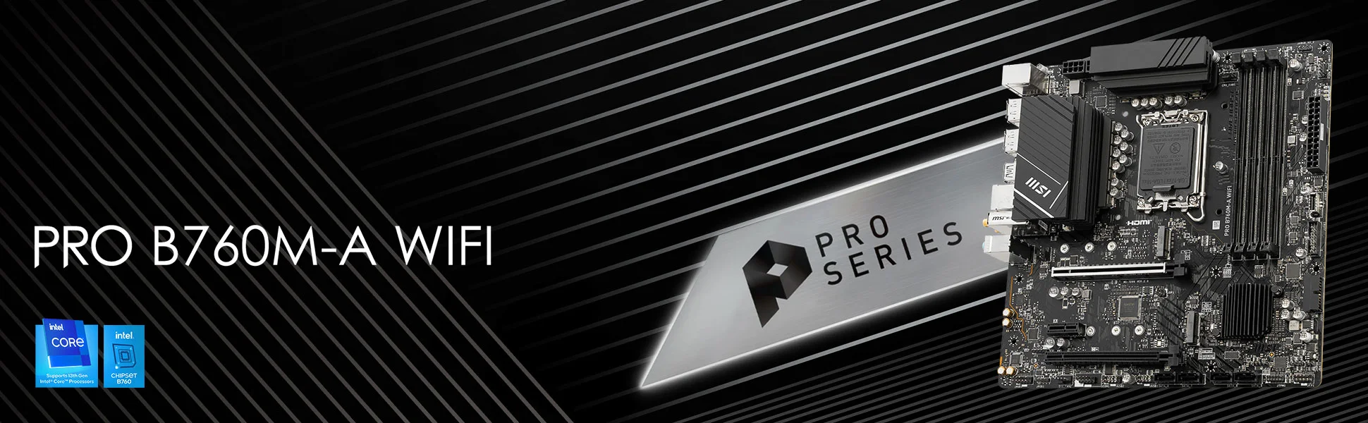 Document PROFESYONEL VE �IK PRO B760M-A WIFI , i� odakl� bir Micro-ATX anakartt�r. En yen