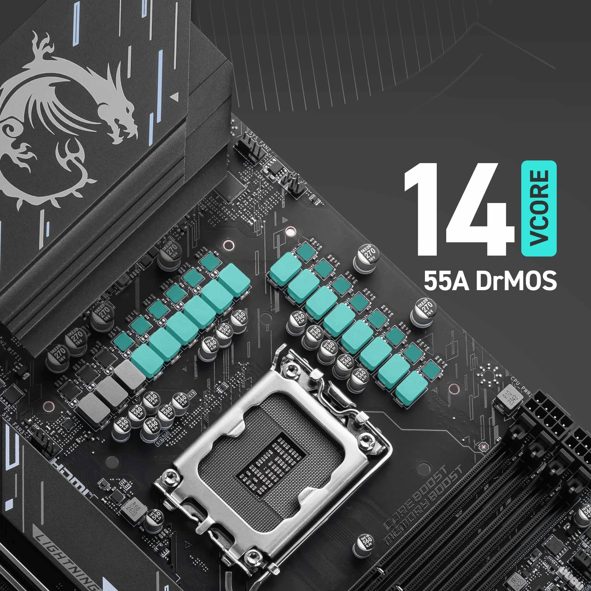 Document Ultra Power 14 Duet Rail G�� Sistemi ve 55A DrMOS �zel Core Boost teknolojisi