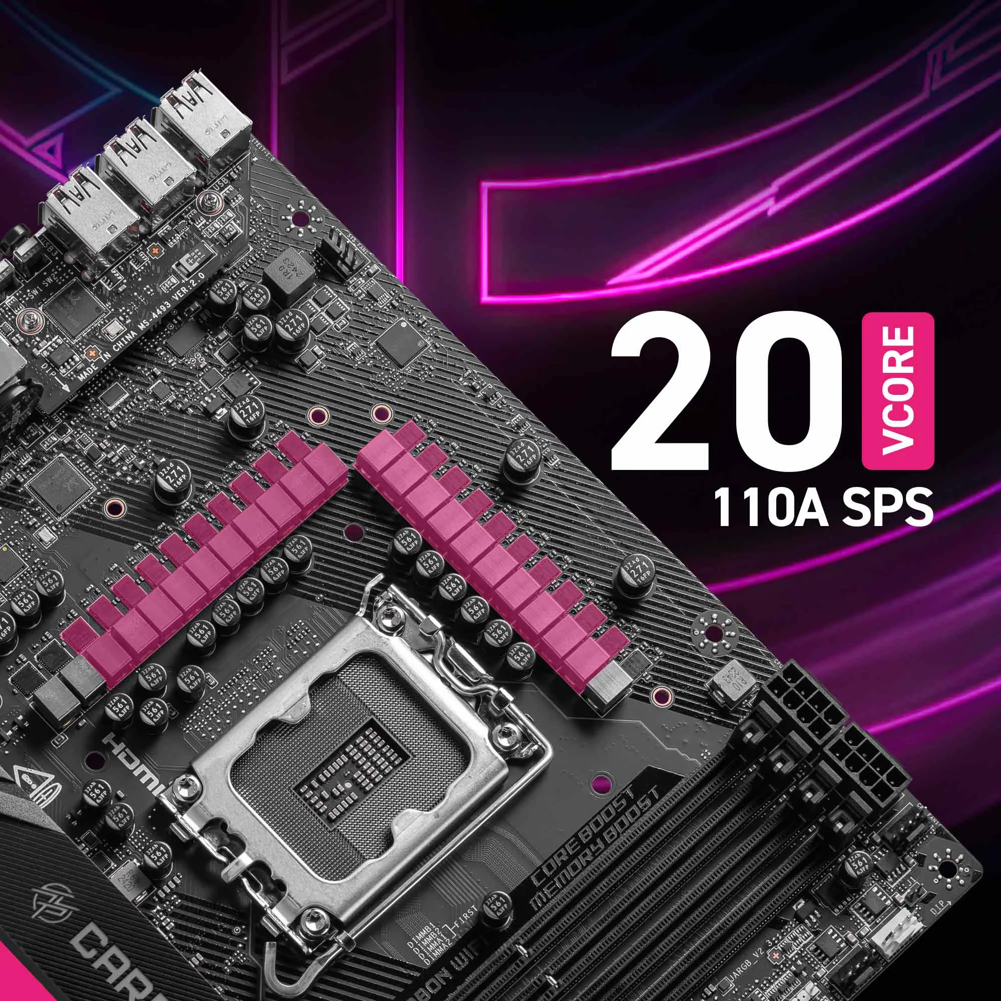Document Ultra Power+ - Do�rudan 20 fazl� VRM g�� sistemi ve 110A SPS �zel Core Boost tek