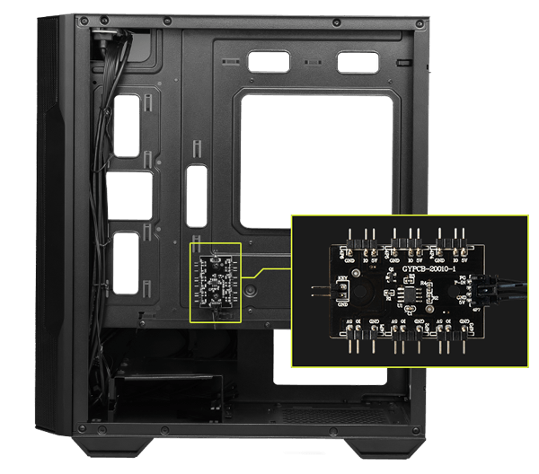 MAG FORGE M100R 1 to 6 ARGB CONTROL BOARD