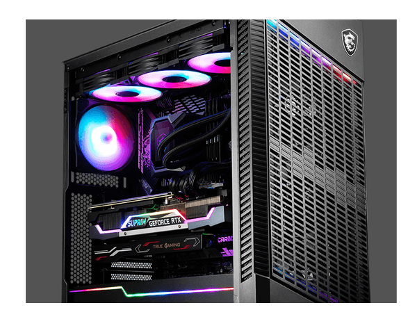 MPG VELOX 100P AIRFLOW ARGB LIGHTING