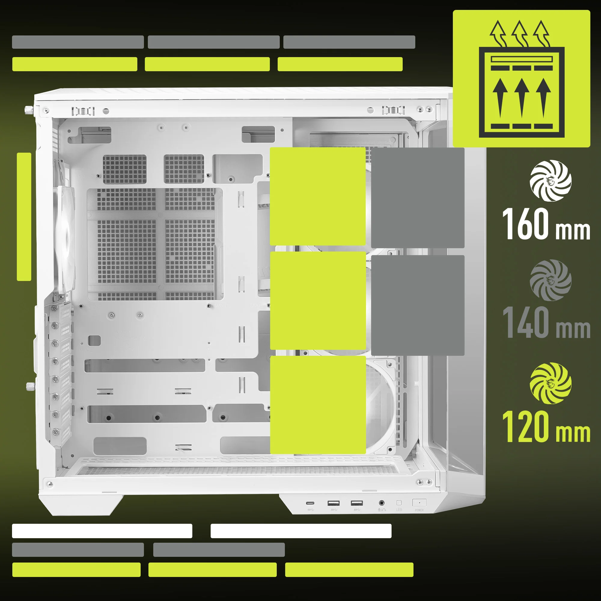 Document Geni� So�utucu Deste�i MAG PANO 100R PZ WHITE fanl� so�utma �unlar� i�erir: �st: