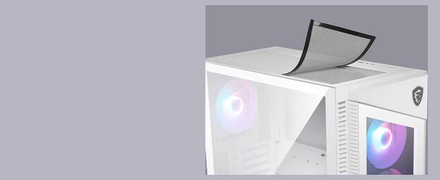 MSI MANYET�K TOZ F�LTRES� �st havaland�rma deliklerinde manyetik bir filtre bulunur