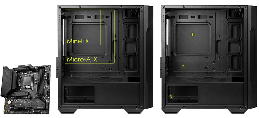 MAG FORGE M100R Motherboard Support