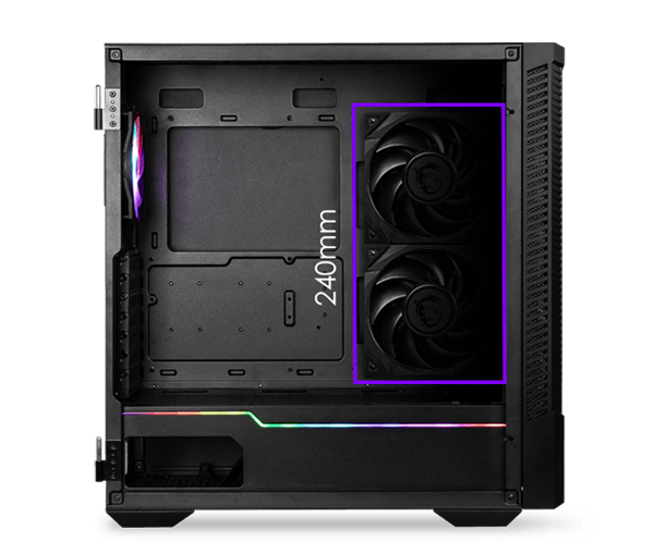 MPG VELOX 100P AIRFLOW SIDE AIR VENTS
