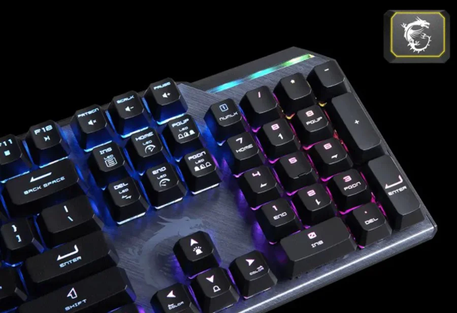 MSI DAYANIKLI VE �A�DA� TASARIM F�r�al� metal �st plaka ve mat kaplamal� tu� kapakla