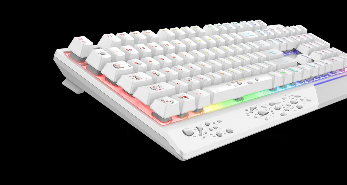 GK30 combo white msi gk30 white keyboard easy to clean