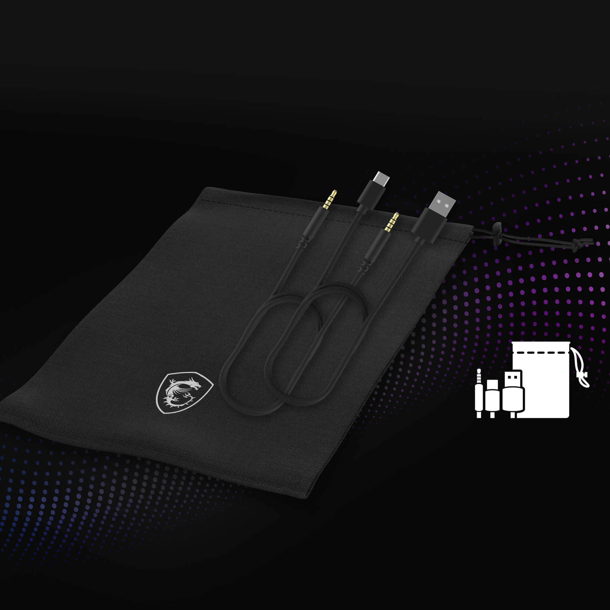 Document AKSESUARLAR Ta��ma �antas�, 3.5mm ba�lant� kablosu, USB TypeC-TypeA �arj kablosu