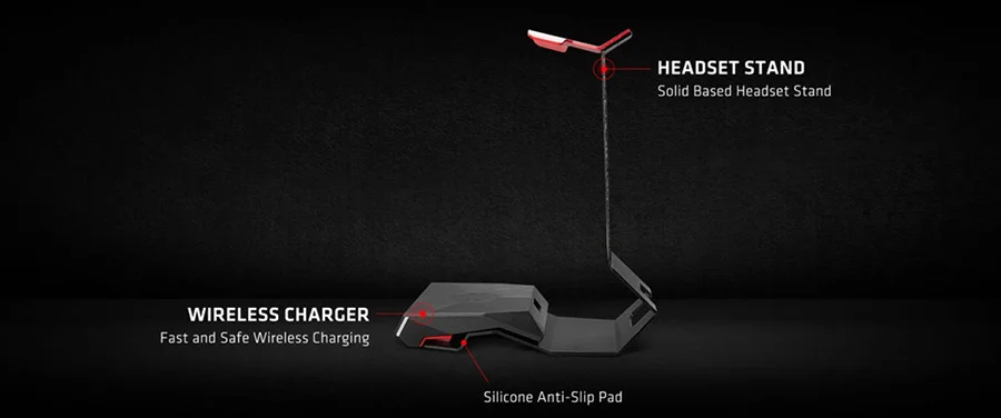 MSI msi kulaklik standi kablosuz sarj cihazi
