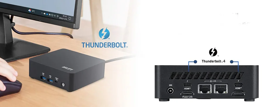 CUBI NUC AI 1UMG-005EU cubi nuc ai 1umg 005eu thunderbolt 4 her ise yarayan tek bir kablo