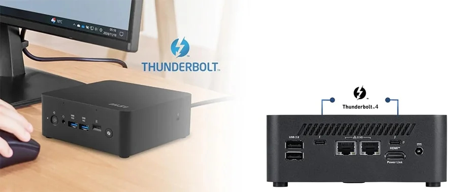 CUBI NUC AI+ 2MG-001EU cubi nuc ai 2mg 001eu thunderbolt 4 her ise yarayan tek bir kablo