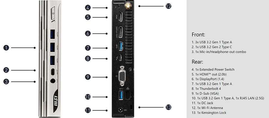 PRO DP10 13M-002EU pro dp10 13m 002eu genis kapsamli g c portlari