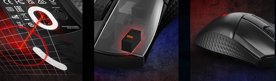 MSI B�R�NC� SINIF, KESK�N OPT�K SENS�R PixArt PAW-3360 optik sens�r�, ayarlanabilir