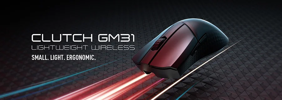 MSI Sava� te�hizat�n�z� ufak fakat ergonomik ve hafif, kablosuz oyuncu faresi CLUTCH