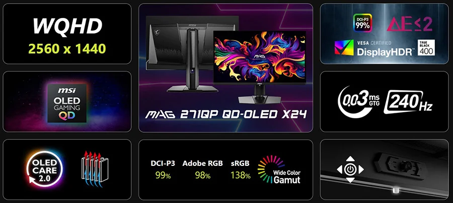MAG 271QP QD-OLED X24 mag 271qp qd oled x24 gorsel 3