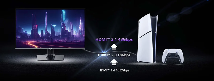 MAG 271QP QD-OLED X24 mag 271qp qd oled x24 konsol modu hdmi 2 1