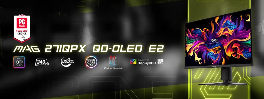 MAG 271QPX QD-OLED E2 E2 mag 271qpx qd oled e2 e2 gorsel 2