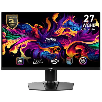 MAG 271QPX QD-OLED mag 271qpx qd oled gorsel 1