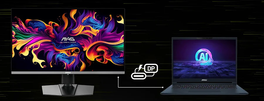 MAG 272QP QD-OLED X50 mag 272qp qd oled x50 type c baglantili monitor