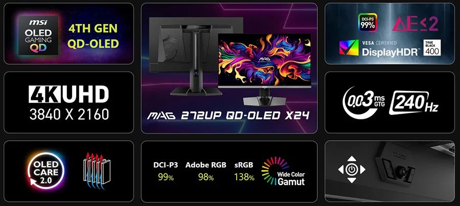 MAG 272UP QD-OLED X24 mag 272up qd oled x24 gorsel 4