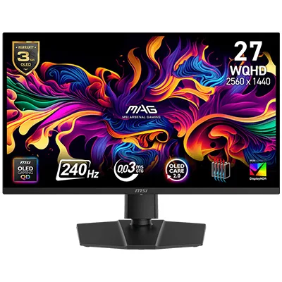 MAG 273QP QD-OLED X24 mag 273qp qd oled x24 gorsel 1