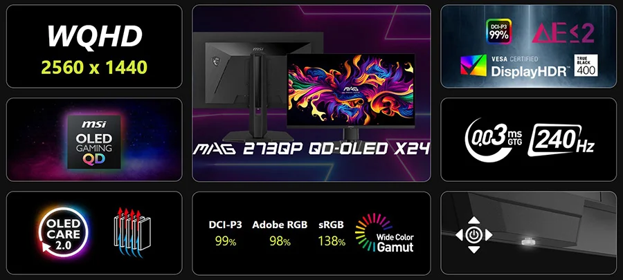 MAG 273QP QD-OLED X24 mag 273qp qd oled x24 gorsel 4