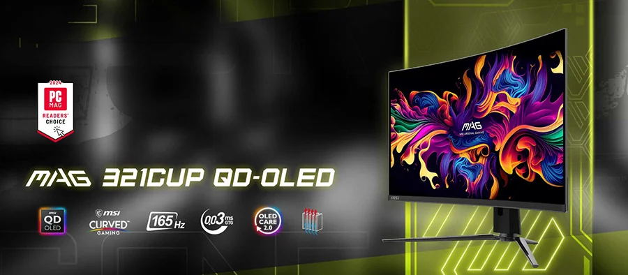 MAG 321CUP QD-OLED mag 321cup qd oled gorsel 2