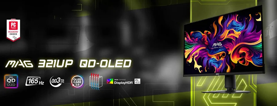 MAG 321UP QD-OLED mag 321up qd oled gorsel 2