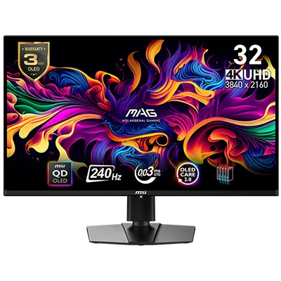 MAG 321UPX QD-OLED mag 321upx qd oled gorsel 1