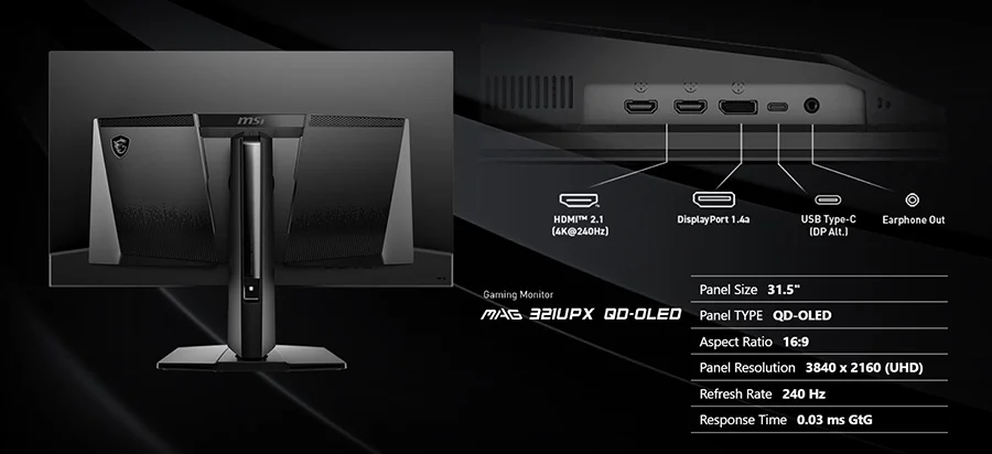 MAG 321UPX QD-OLED mag 321upx qd oled gorsel 28