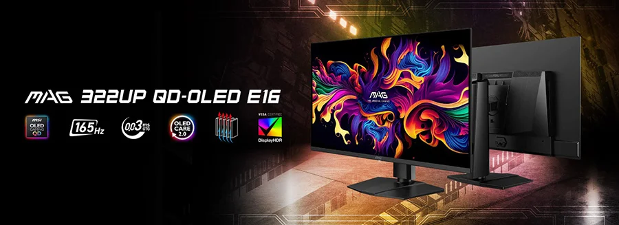 MAG 322UP QD-OLED E16 mag 322up qd oled e16 gorsel 2