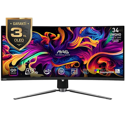 MAG 341CQP QD-OLED mag 341cqp qd oled gorsel 1