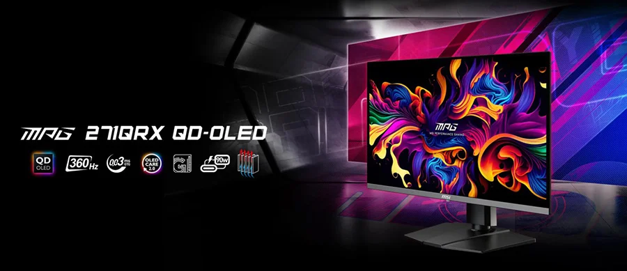 MPG 271QRX QD-OLED mpg 271qrx qd oled gorsel 2